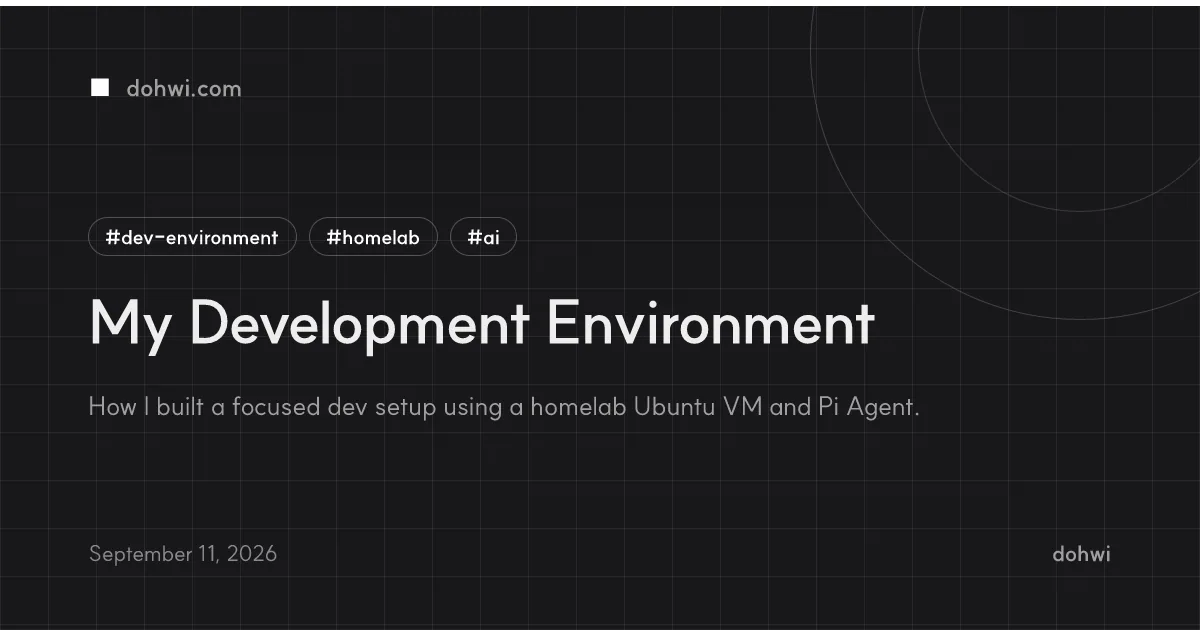 My Development Environment